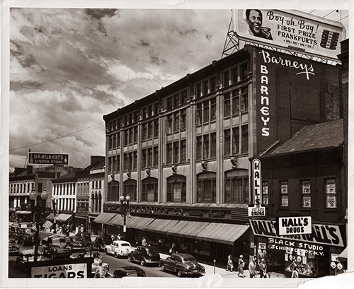 Barneys deaprtment store, Schenectady, NY, c. 1950s